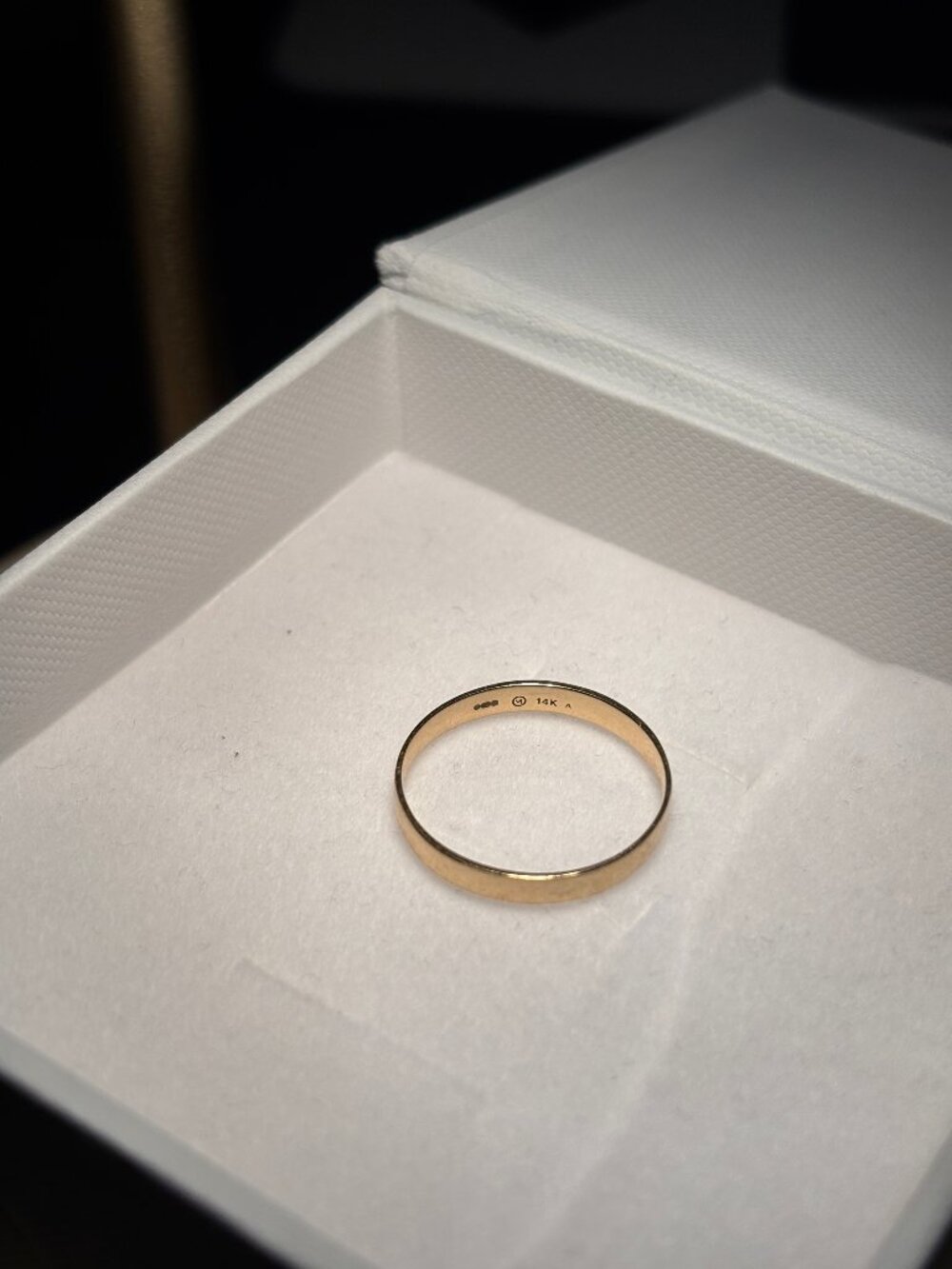 Bold Stacker 14K solid Gold - Picture 13 of 14